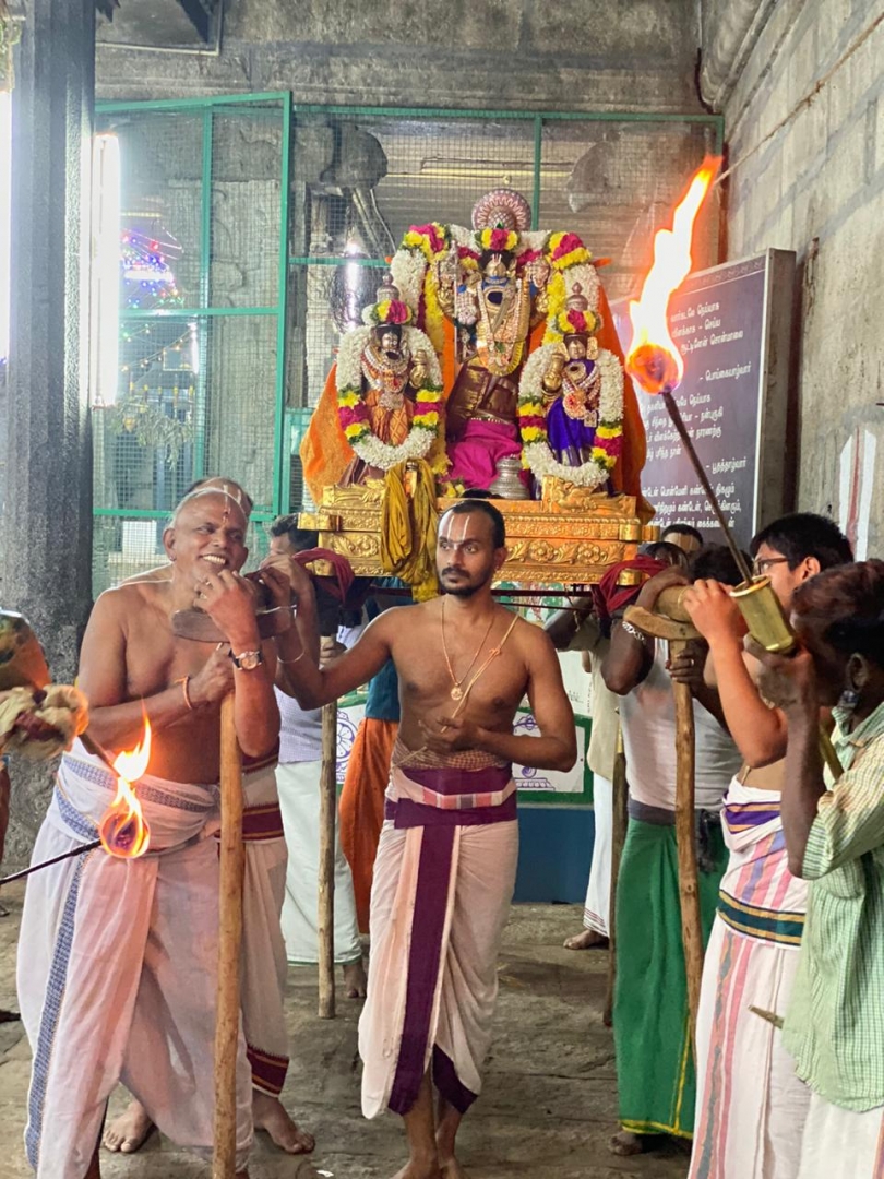 திருக்கோவலூர் - திரு அத்யயன உத்ஸவம் - திருவாய்மொழித்திருநாள் 7,8, சாற்றுமறை - நம்மாழ்வார் திருவடிதொழல்